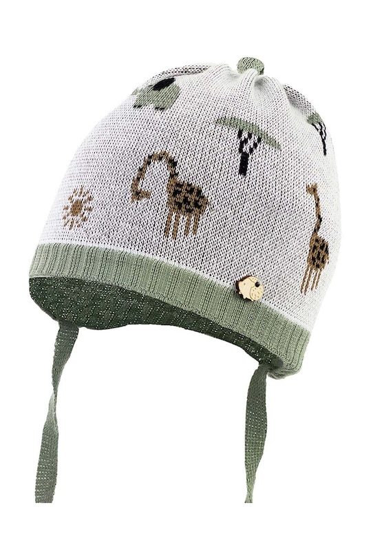 Детская хлопковая шапка Jamiks SAMAIL SAMAIL.Nak.JWG018.B зелёный SS24