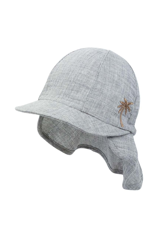 Detská bavlnená čiapka Jamiks WERNER WERNER.or.Naky.JLG157.B sivá SS24