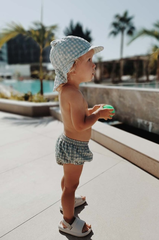 Dětská bavlněná čepice Jamiks WIDAR WIDAR.or.Nak.JLG158.B tyrkysová