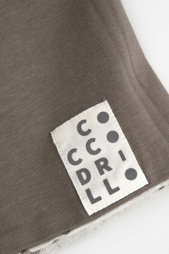 Coccodrillo czapka dwustronna dziecięca WC4364303ASB brązowy SS24