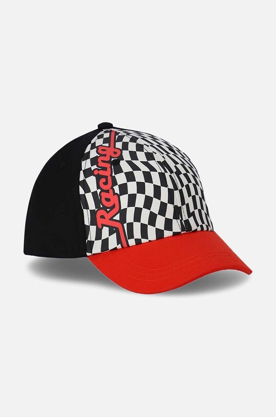 Coccodrillo șapcă din bumbac pentru copii cu modele negru WC4364212ALB