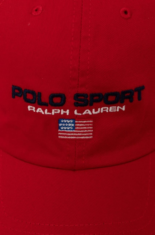 Băieți Polo Ralph Lauren șapcă din bumbac pentru copii 323940059001 rosu