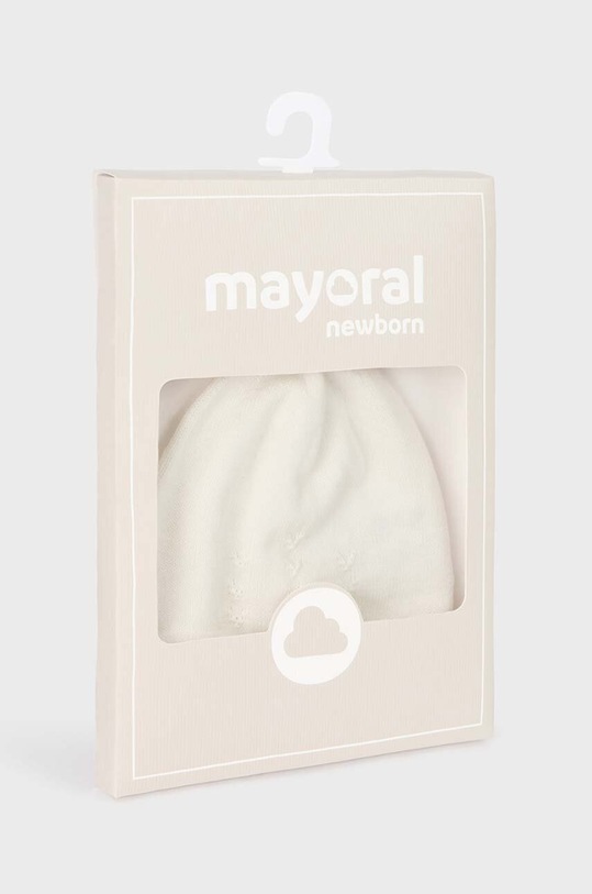 Αγορίστικα Βρεφικό Βαμβακερό σκουφάκι Mayoral Newborn 9717.1E.Newborn.PPYH μπεζ