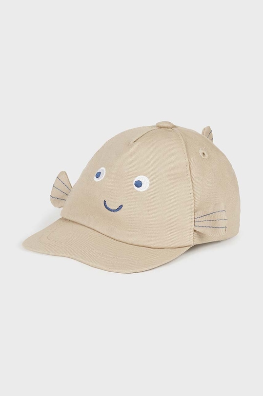 Mayoral Newborn șapcă din bumbac pentru copii bumbac galben 9724.1G.Newborn.PPYH