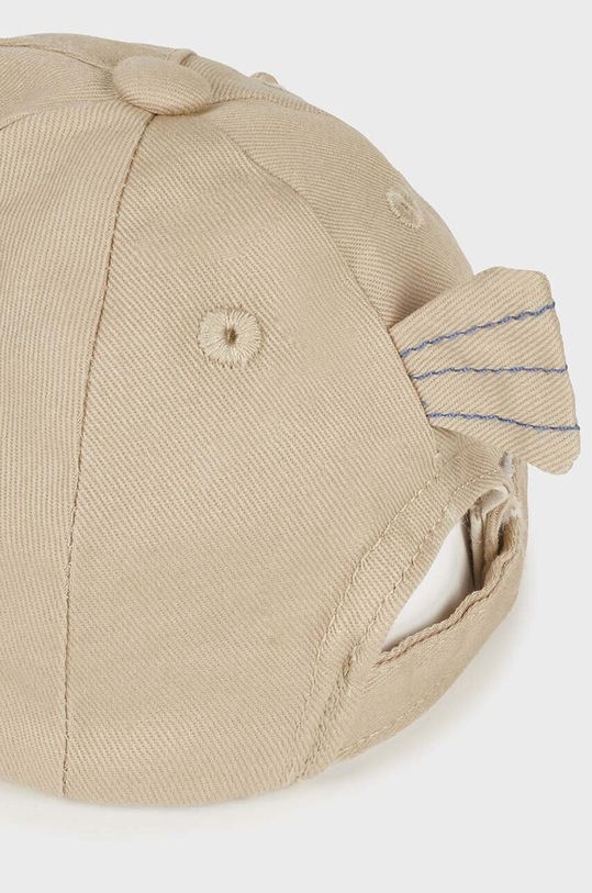 Παιδικό βαμβακερό καπέλο μπέιζμπολ Mayoral Newborn 9724.1G.Newborn.PPYH κίτρινο SS24