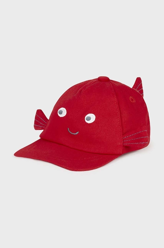 Mayoral Newborn șapcă din bumbac pentru copii bumbac rosu 9724.1G.Newborn.PPYH