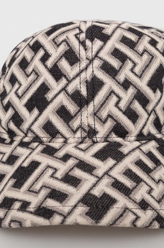 Bavlněná baseballová čepice Tommy Hilfiger AW0AW15773 černá SS24