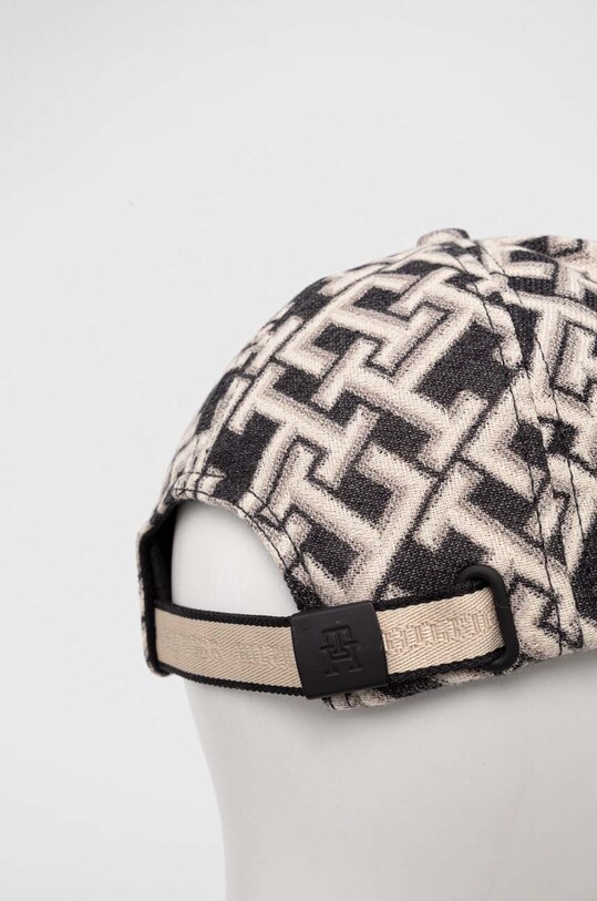Аксессуары Хлопковая кепка Tommy Hilfiger AW0AW15773 чёрный