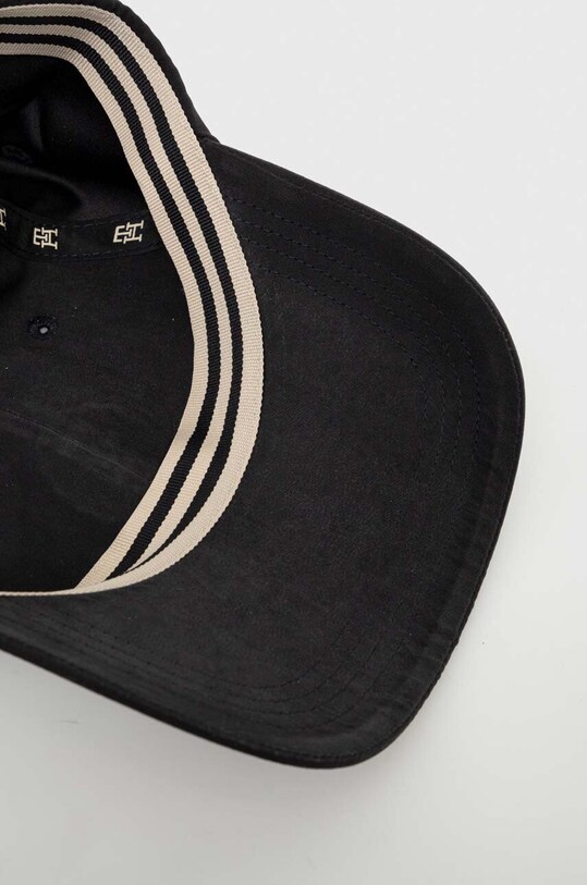 Tommy Hilfiger czapka z daszkiem czarny AW0AW15775