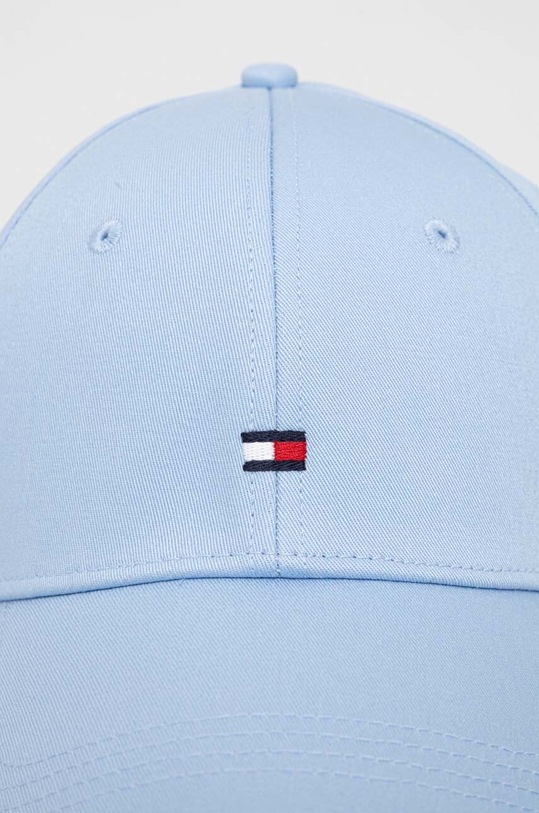 Tommy Hilfiger czapka z daszkiem bawełniana AW0AW15785 niebieski SS24