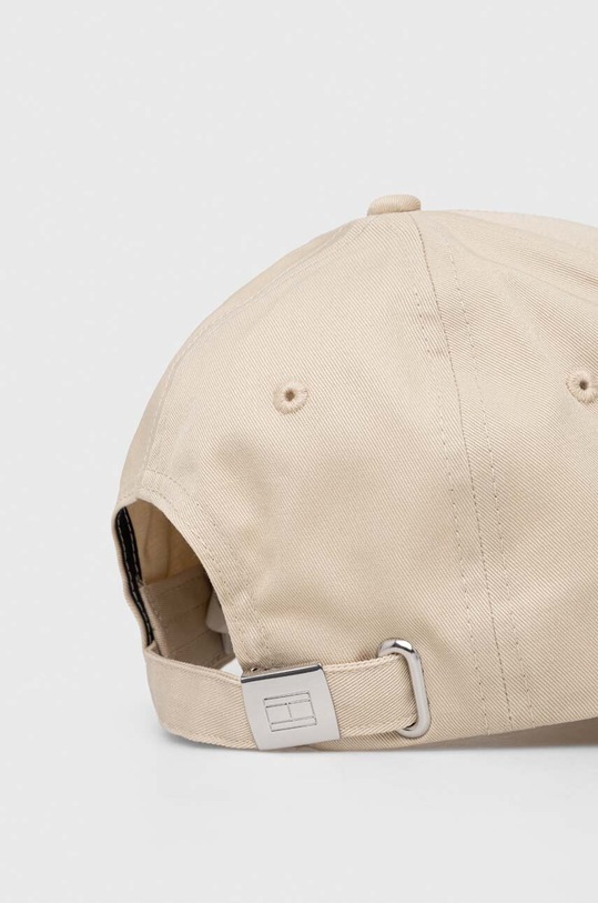 Akcesoria Tommy Hilfiger czapka z daszkiem bawełniana AW0AW15785 beżowy