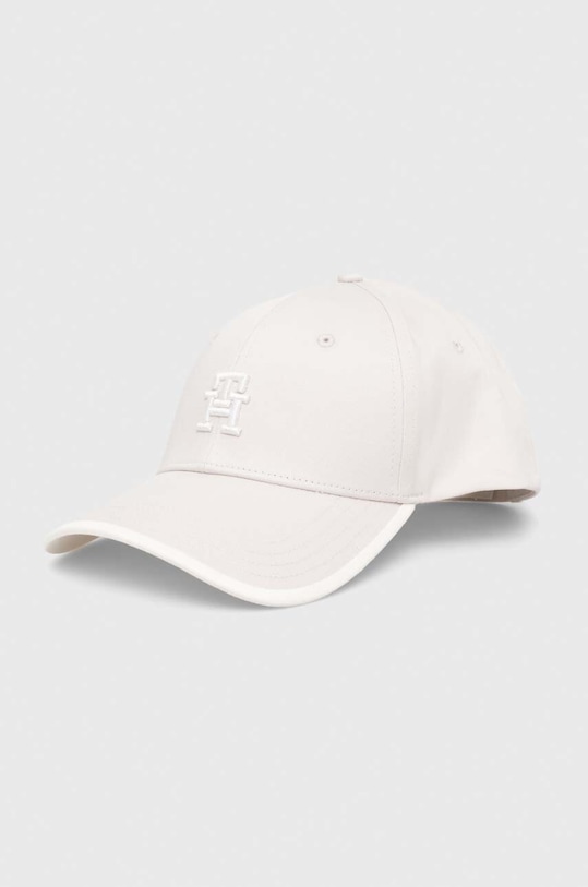 Tommy Hilfiger șapcă de baseball din bumbac bumbac gri AW0AW15786