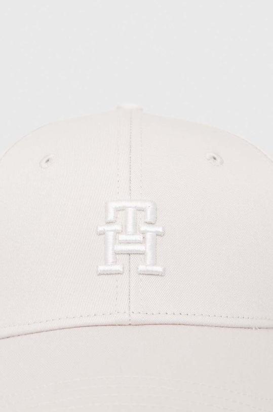 Tommy Hilfiger șapcă de baseball din bumbac AW0AW15786 gri SS24
