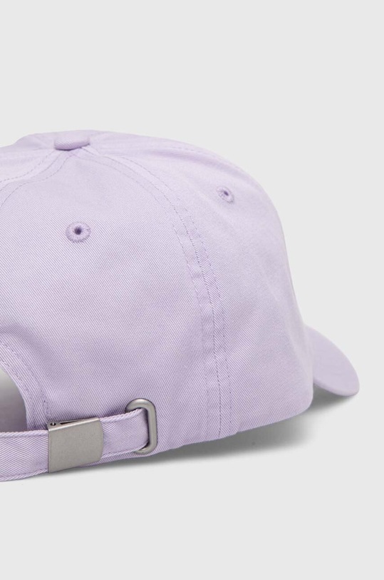 Akcesoria Tommy Jeans czapka z daszkiem bawełniana AW0AW15848 fioletowy