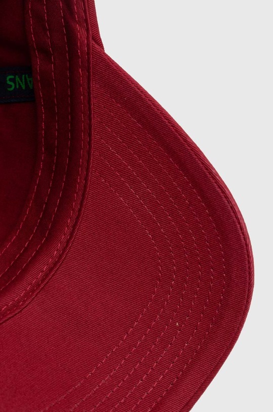 Tommy Jeans czapka z daszkiem bawełniana bordowy AW0AW15848