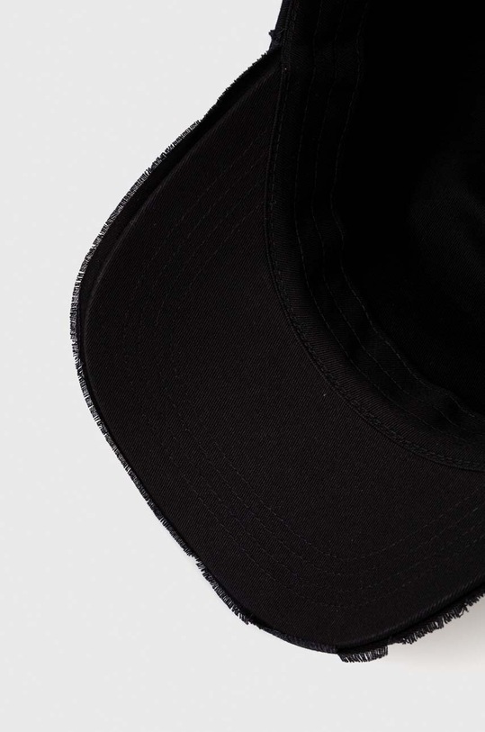 Tommy Jeans czapka z daszkiem bawełniana czarny AW0AW15851