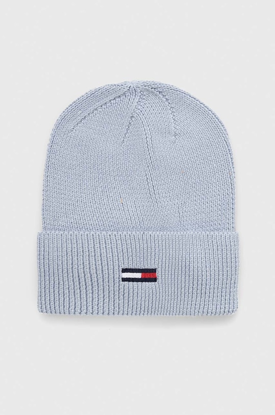 Tommy Jeans czapka aplikacja niebieski AW0AW16102