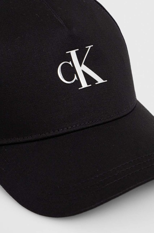 Doplňky Bavlněná baseballová čepice Calvin Klein Jeans K60K611541 černá