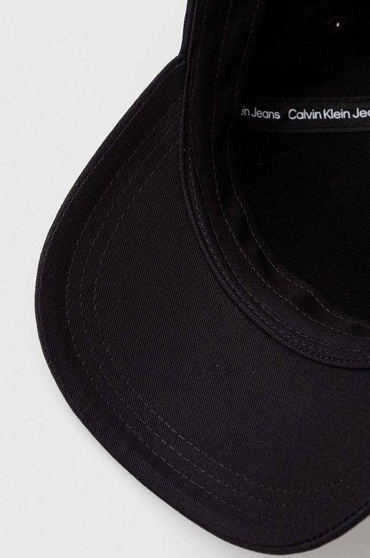 Bavlněná baseballová čepice Calvin Klein Jeans černá K60K611541