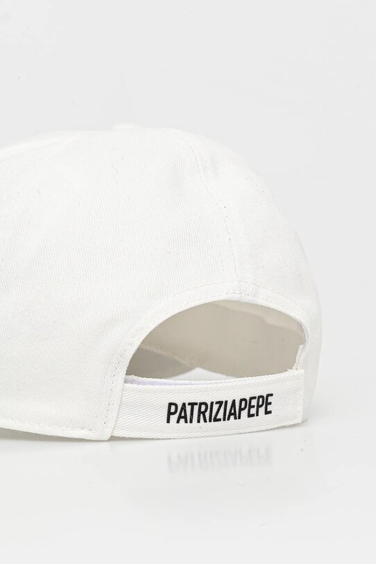 Accesorii Patrizia Pepe șapcă de baseball din bumbac 8F0045.AB01 alb