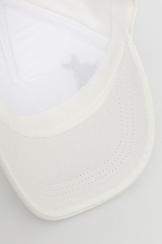 Patrizia Pepe czapka z daszkiem bawełniana biały 8F0045.AB01
