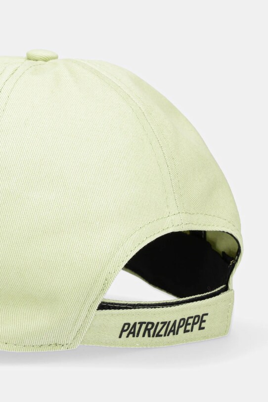 Accesorii Patrizia Pepe șapcă de baseball din bumbac 8F0045.AB01 verde