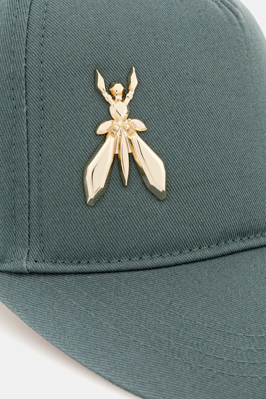 Pamučna kapa sa šiltom Patrizia Pepe 8F0045.AB01 zelena SS25