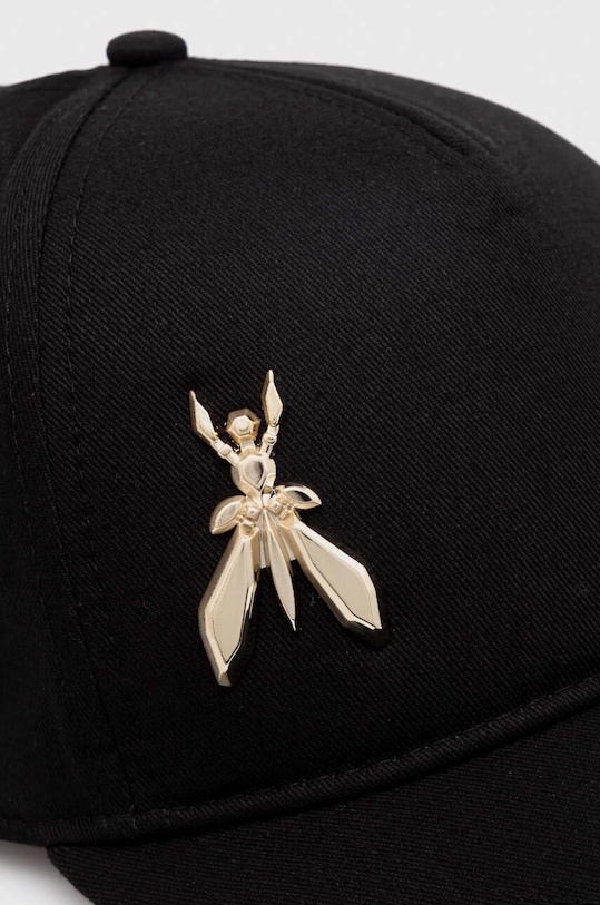 Patrizia Pepe șapcă de baseball din bumbac 8F0045.AB01 negru SS25