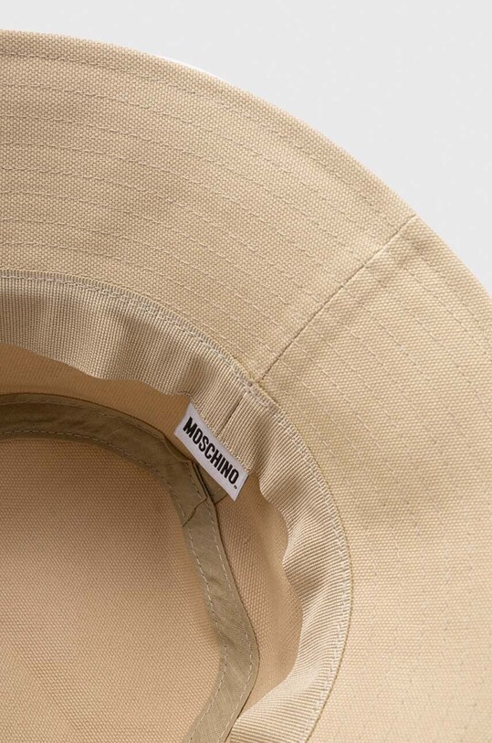 Бавовняний капелюх Moschino бежевий M3094.65408