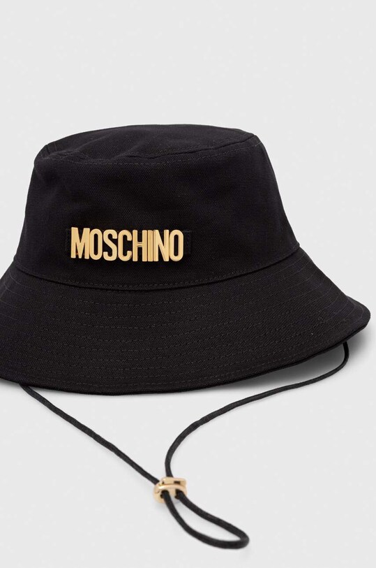 Βαμβακερό καπέλο Moschino μαύρο M3094.65408