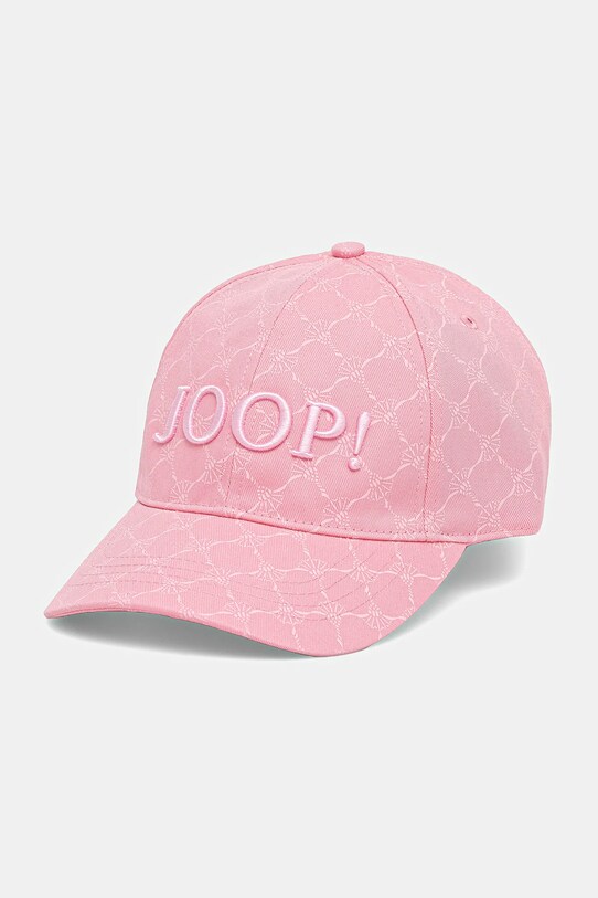 Joop! czapka z daszkiem bawełniana wzorzyste różowy 30042024