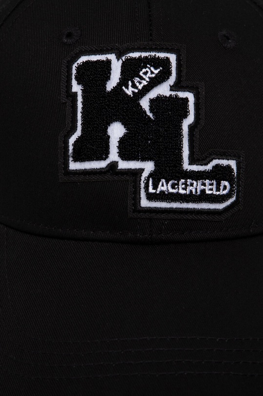Karl Lagerfeld czapka z daszkiem 240W3422 czarny SS24