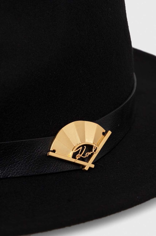 Karl Lagerfeld kapelusz wełniany 240W3418 czarny SS24