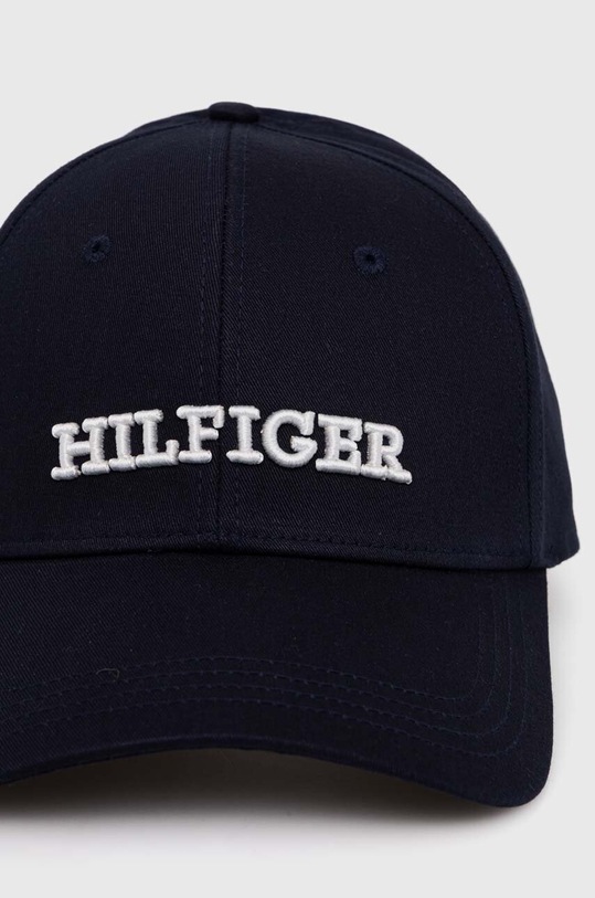 Tommy Hilfiger czapka z daszkiem bawełniana AW0AW16040 granatowy SS24