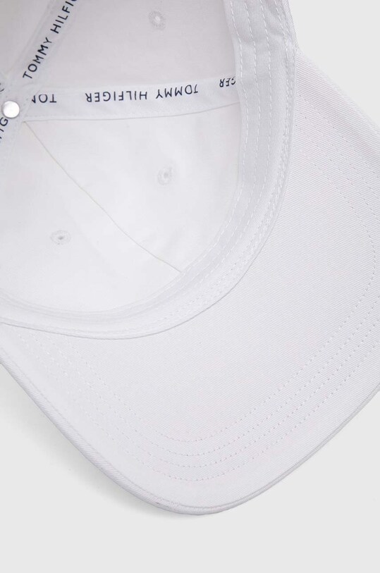 Accesorii Tommy Hilfiger șapcă de baseball din bumbac AW0AW16050 alb
