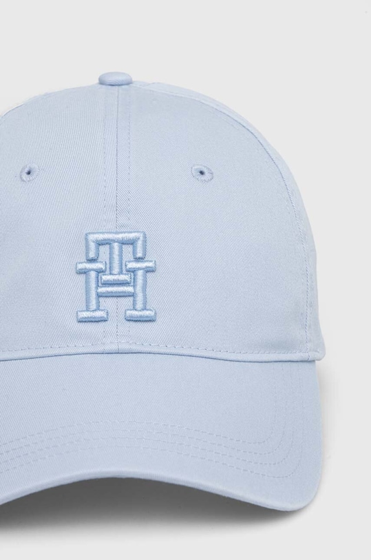 Tommy Hilfiger czapka z daszkiem bawełniana AW0AW16170 niebieski SS24