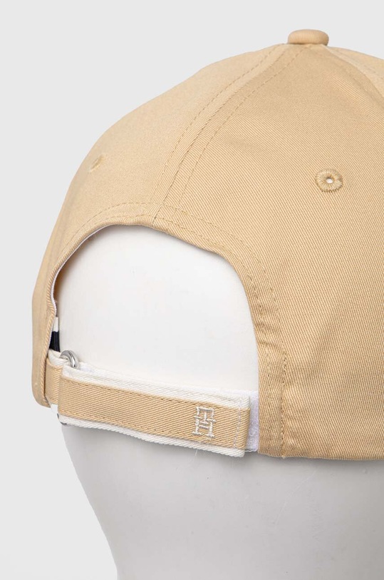 Accesorii Tommy Hilfiger șapcă de baseball din bumbac AW0AW16177 bej