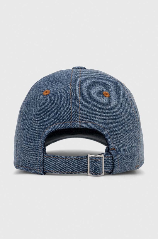Akcesoria Moschino Jeans czapka z daszkiem jeansowa 3601.3244 niebieski