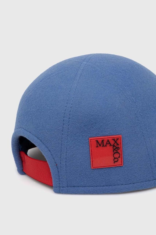 Accessori MAX&Co. cappello con visiera in cotone 2416571036200 blu