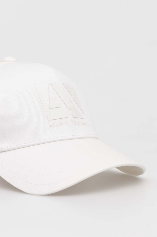 Armani Exchange pamut baseball sapka 944200.4R100 fehér SS24