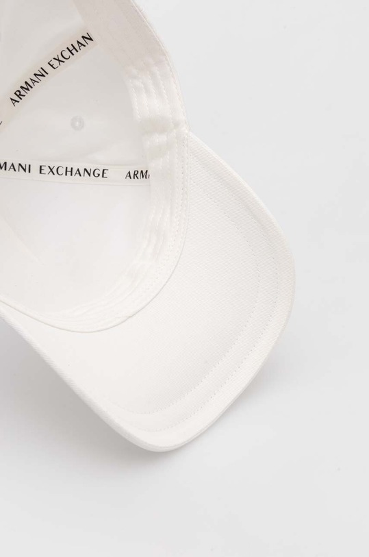 Armani Exchange pamut baseball sapka fehér 944200.4R100