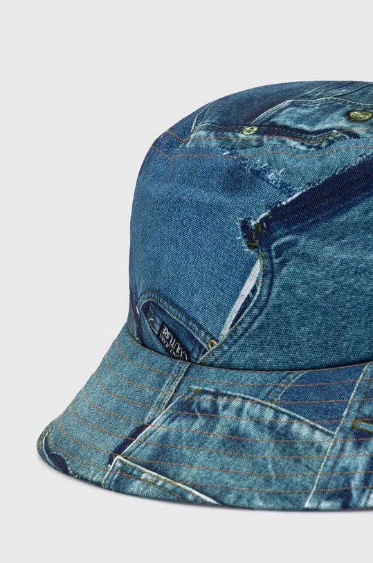 Doplnky Bavlnený klobúk Versace Jeans Couture 76HAZK06.ZG266 modrá