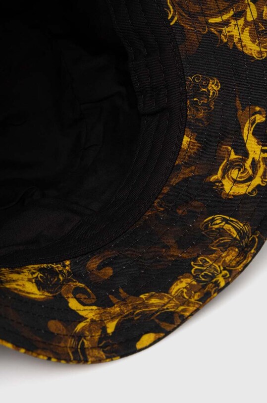 Bavlnený klobúk Versace Jeans Couture čierna 76HAZK06.ZG267