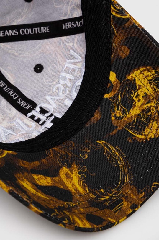 Bavlněná baseballová čepice Versace Jeans Couture černá 76HAZK10.ZG267