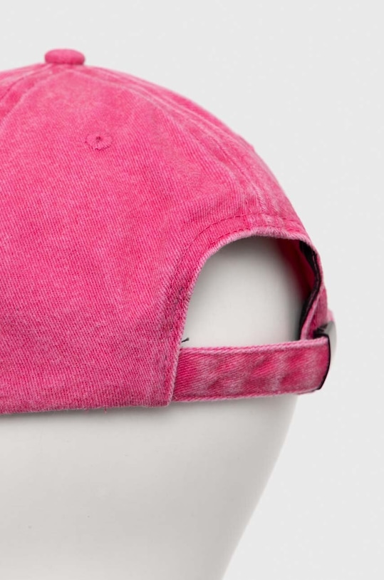 Akcesoria Versace Jeans Couture czapka z daszkiem bawełniana 76HAZK37.ZG274 różowy