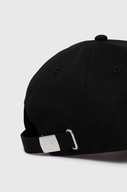 Kiegészítők Armani Exchange pamut baseball sapka 944205.4R106 fekete