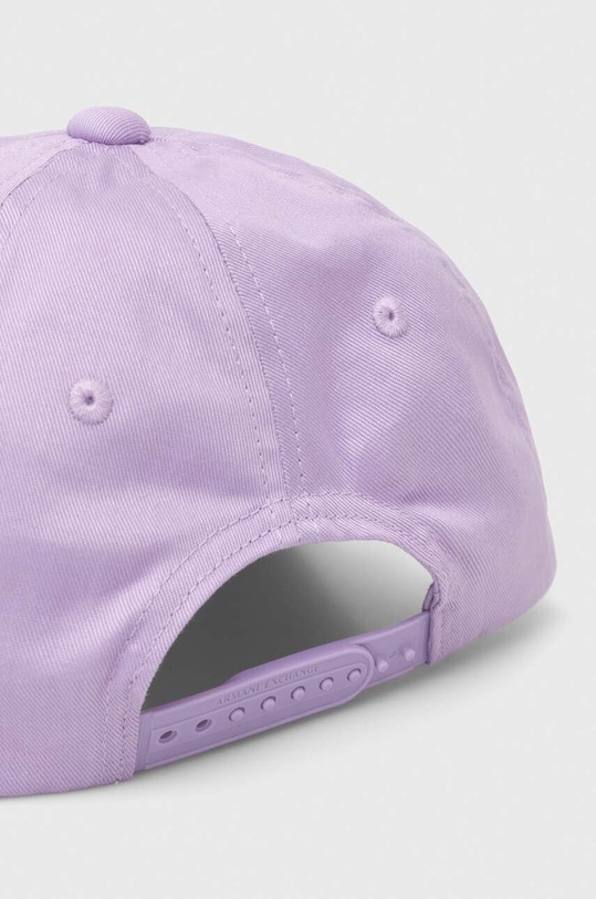 Accesorii Armani Exchange șapcă de baseball din bumbac 944206.4R108 violet