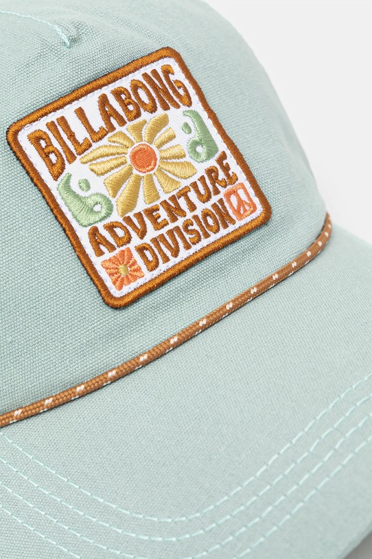 Billabong czapka z daszkiem bawełniana ABJHA00247 turkusowy AW24