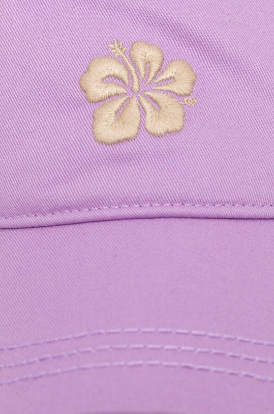 Bavlněná baseballová čepice Roxy ERJHA04265 fialová SS24