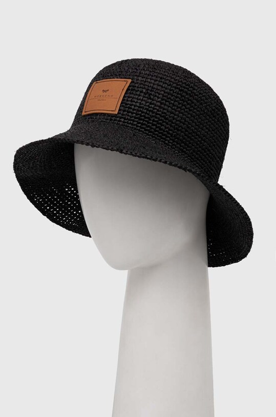 Weekend Max Mara kapelusz 2415571025600 czarny SS24